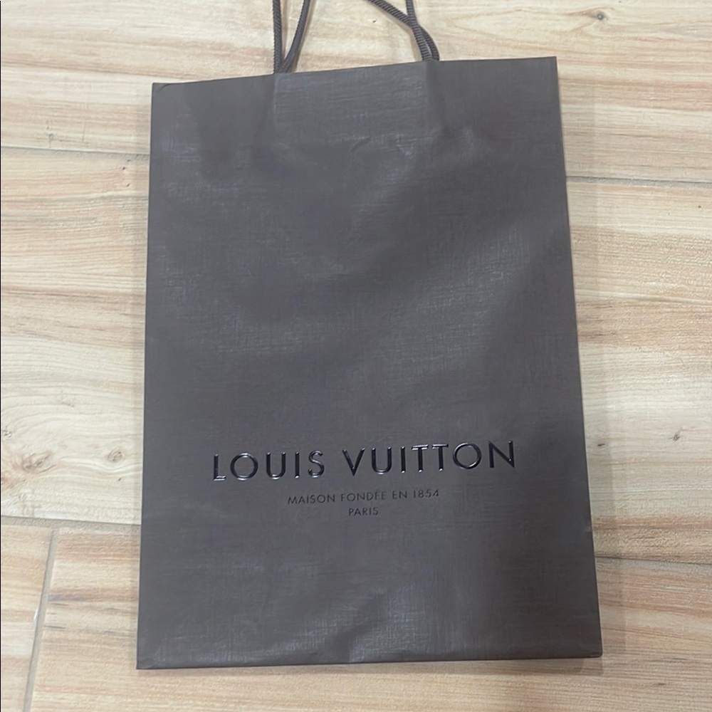 Louis Vuitton Black Shopping Bag with Sturdy Material and Elegant Matte Finish